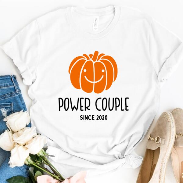Pumpkin & Spice Power Couple Tee