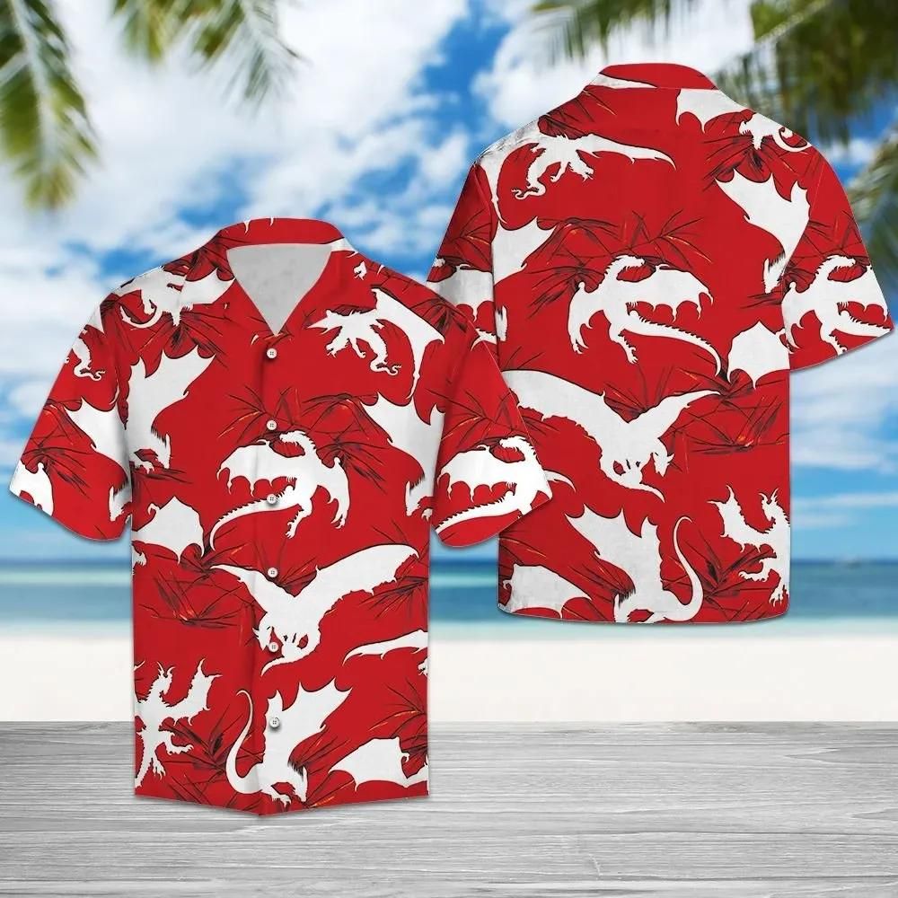 Amazing Dragon Aloha Hawaiian Shirt Colorful Short Sleeve Summer Beach Casual Shirt For Men And Women