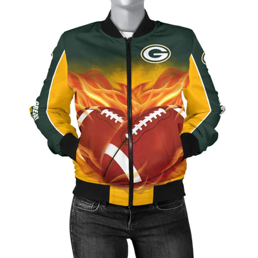 Playing Game With Green Bay Packers Jackets Shirt For Women