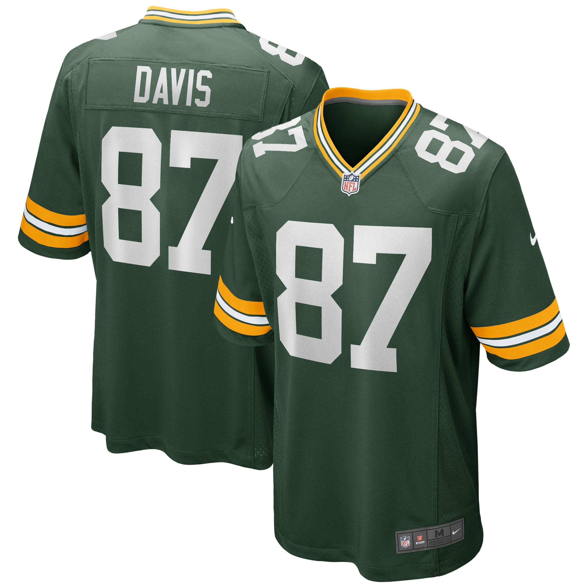 Willie Davis Green Bay Packers Game Retired Player Jersey – Green