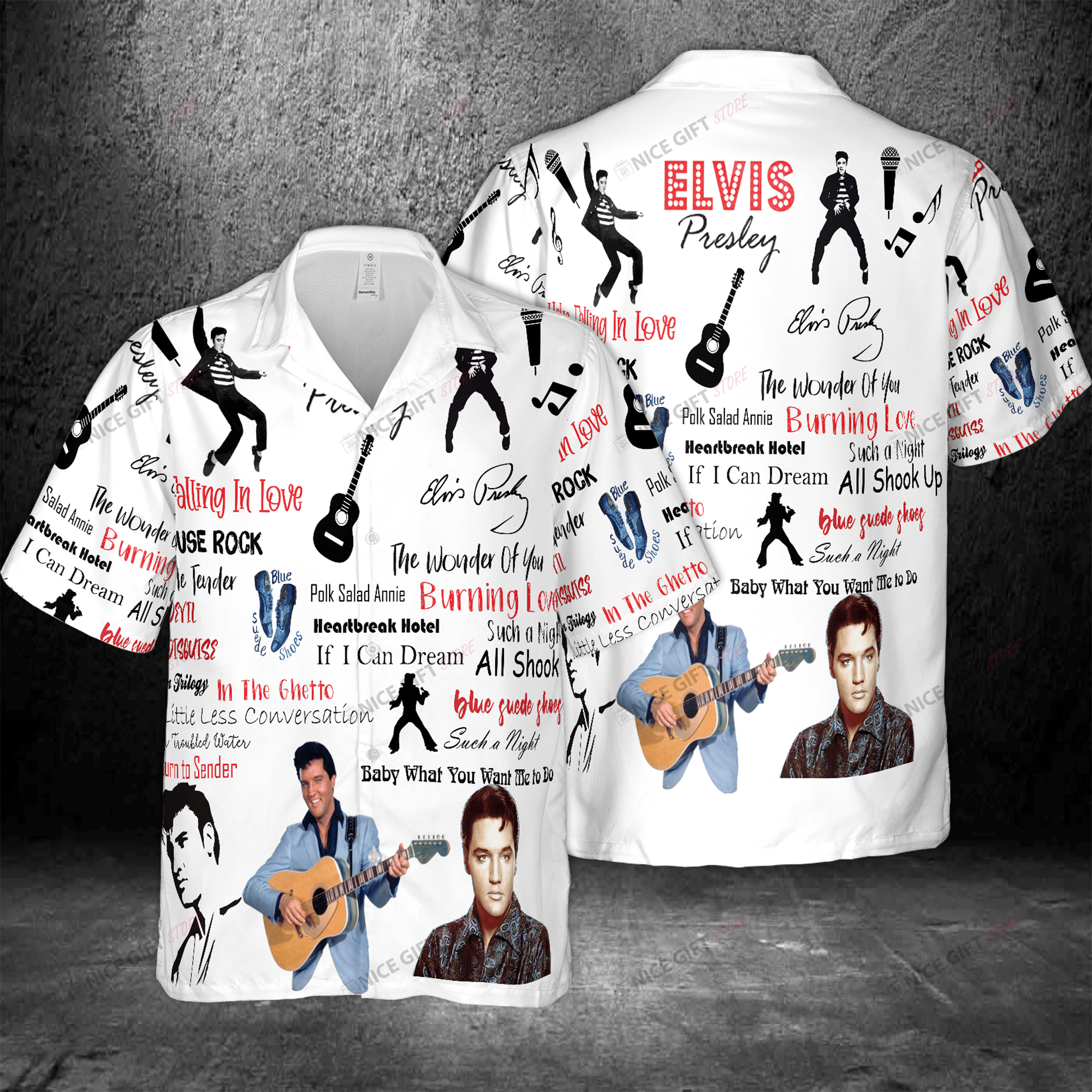 Elvis Presley Hawaiian 3D Shirt 3Hs-A6A0