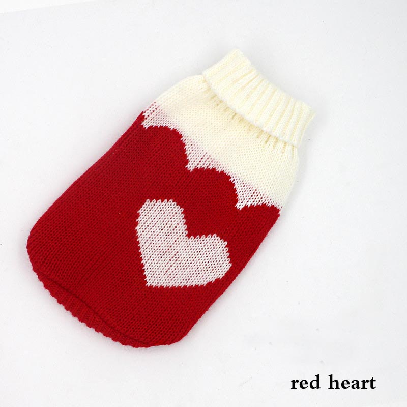 Warm Dog Clothes for Small Medium Dogs Knitted Cat Sweater Pet Clothing for Chihuahua Bulldogs Puppy Costume Coat Winter alx