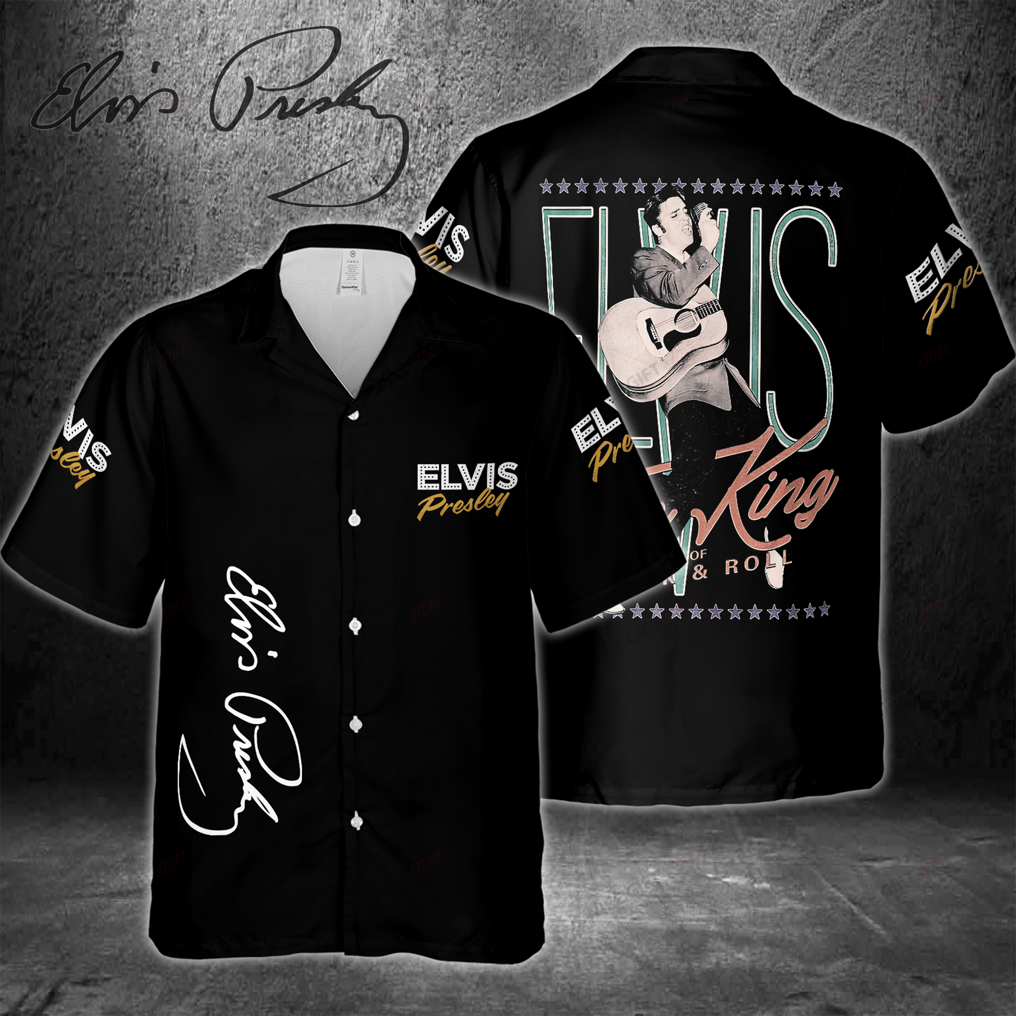 Elvis Presley Hawaiian 3D Shirt 3Hs-K2U6