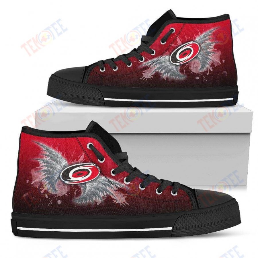 Mens Womens Carolina Hurricanes High Top Shoes Angel Wings 3D Printable TMT609