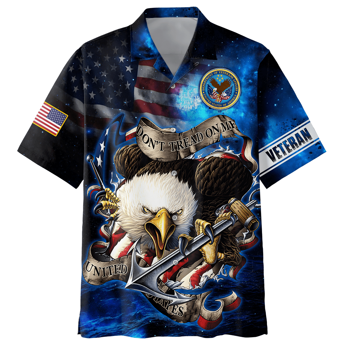 Tread On Me Veteran Hawaii Shirt 08082201 Ha33559