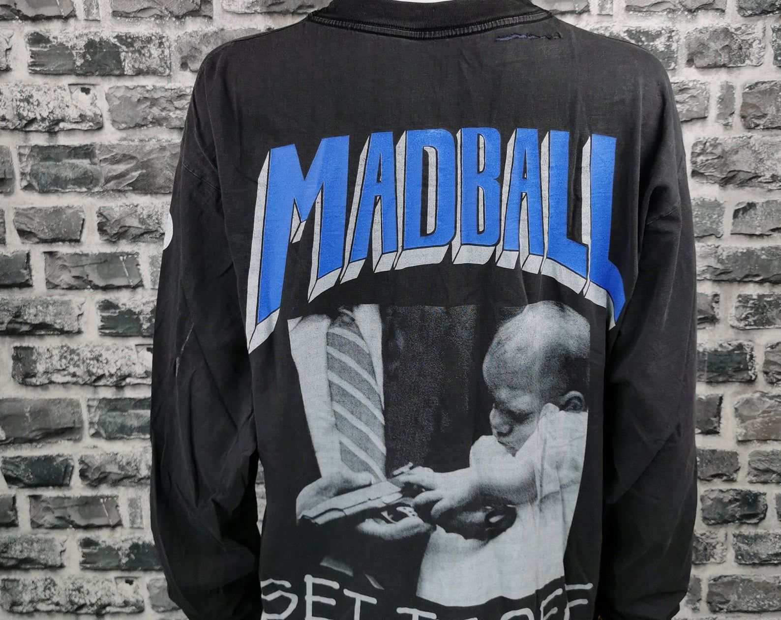 Madball 1994 Vtg Set It Off / New York Hardcore Crossover / Extremely Rare Sweatshirt T-Shirt