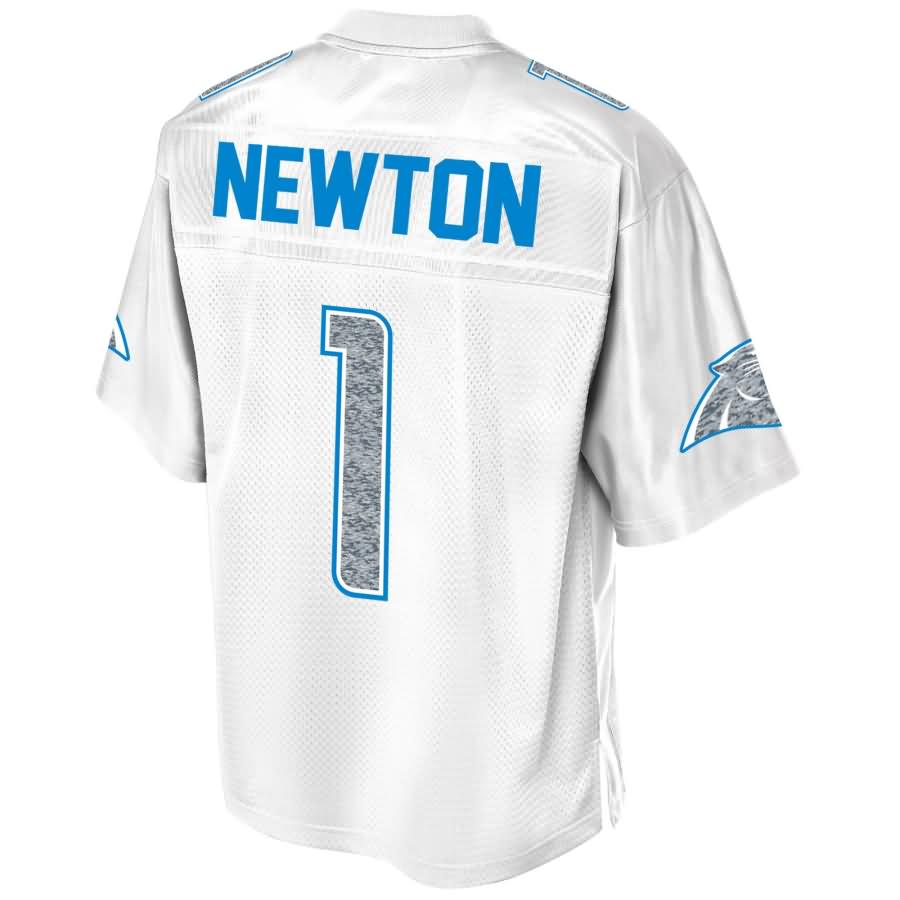 Cam Newton Carolina Panthers NFL Pro Line White Out Fashion Jersey – White