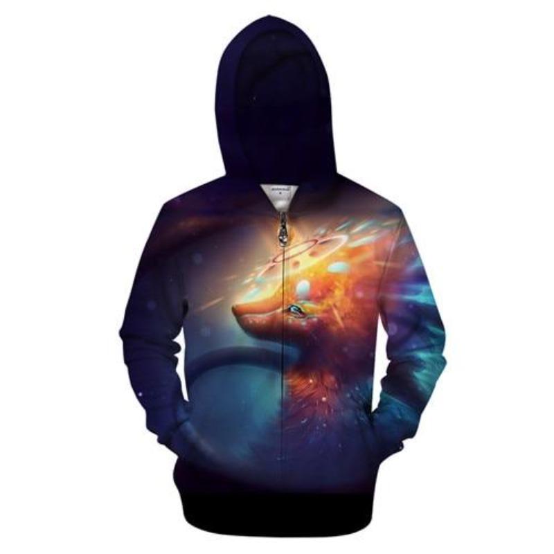 Fire Light Zip-up Hoodie