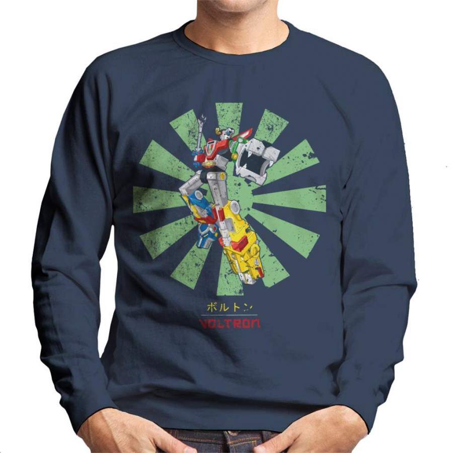 Voltron Lion Force Retro Japanese Men’s Sweatshirt