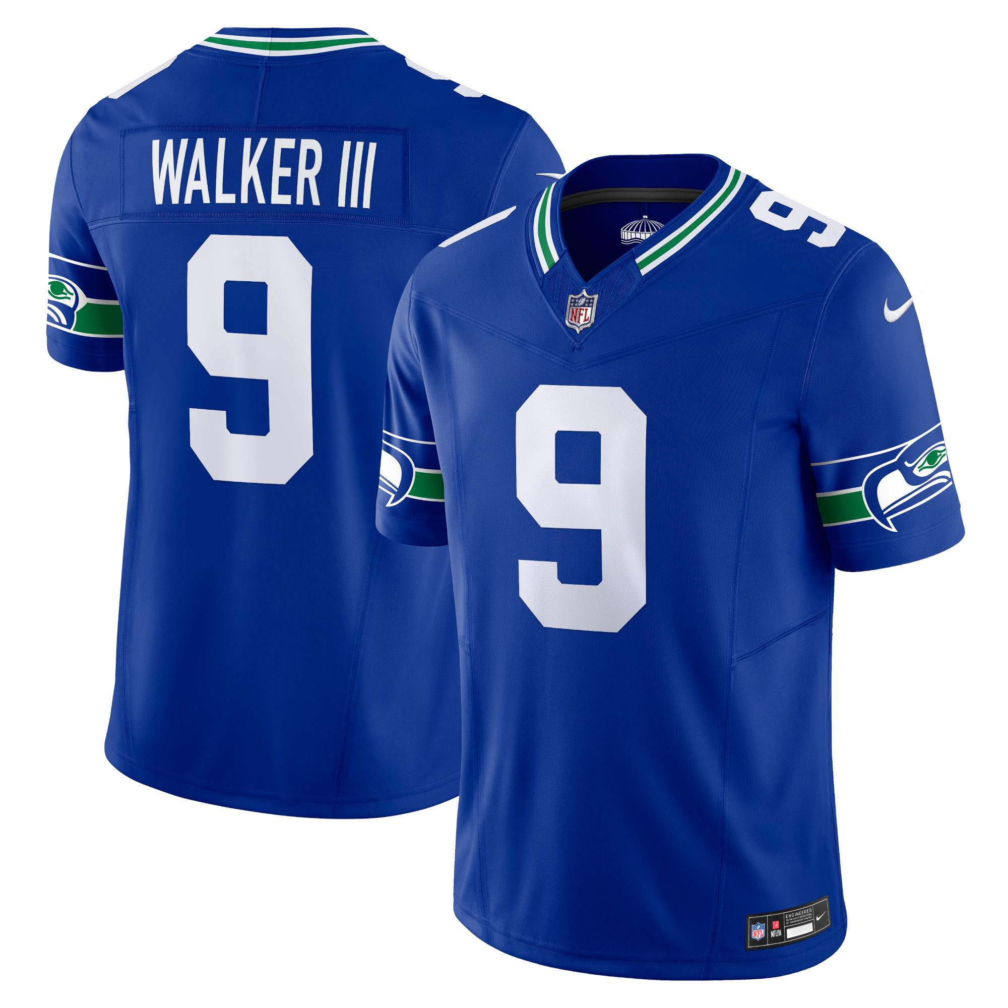 Kenneth Walker III Seattle Seahawks Vapor F.U.S.E. Limited Jersey – Royal