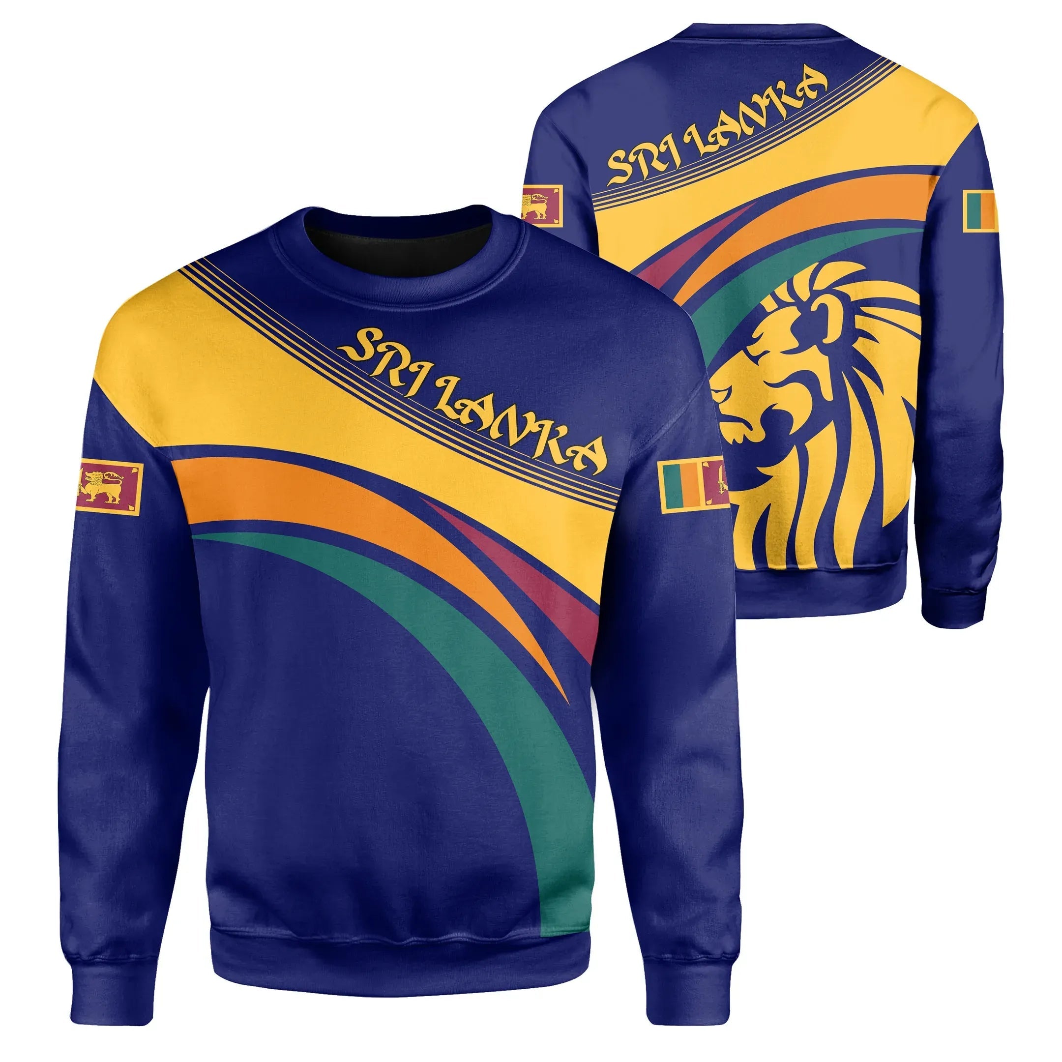 Wonder Print Shop Sri Lanka Lion Sweatshirt Rlt7