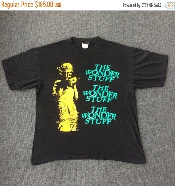 Vintage The Wonder Stuff Tour Uk 90S Rare Shirt