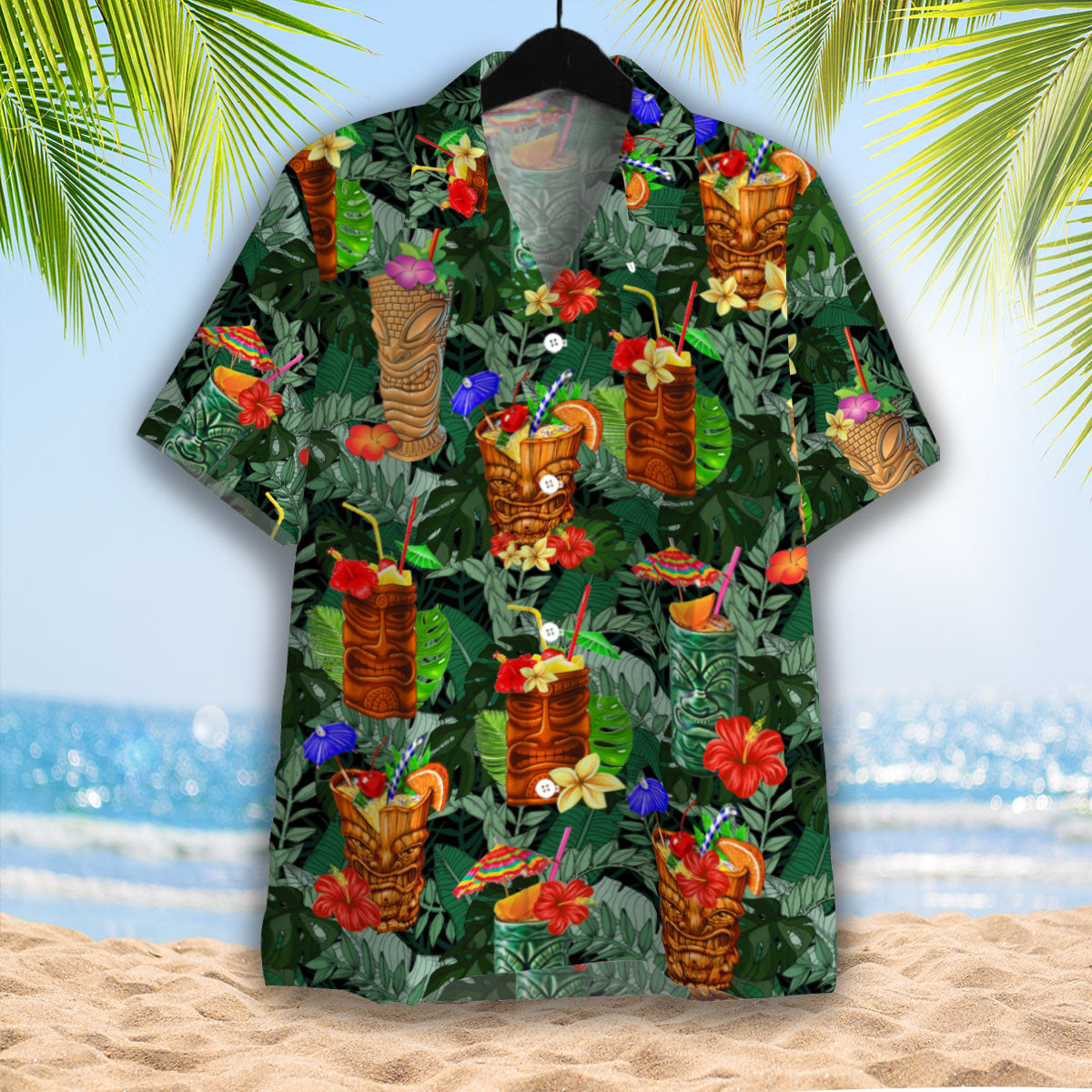 Aloha Tiki Hawaii Shirt For Men And Women Ha28633