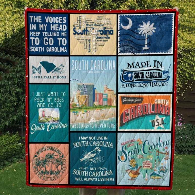 SOUTH CAROLINA Ver1 Blanket TH0807 Quilt – Plumosu Store