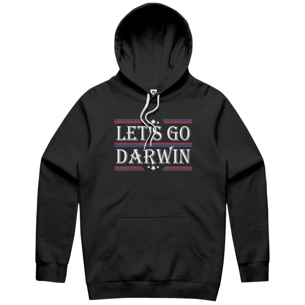 Let’S Go Darwin Sarcastic Saying Usa Flag Lets Go Darwin Hoodie