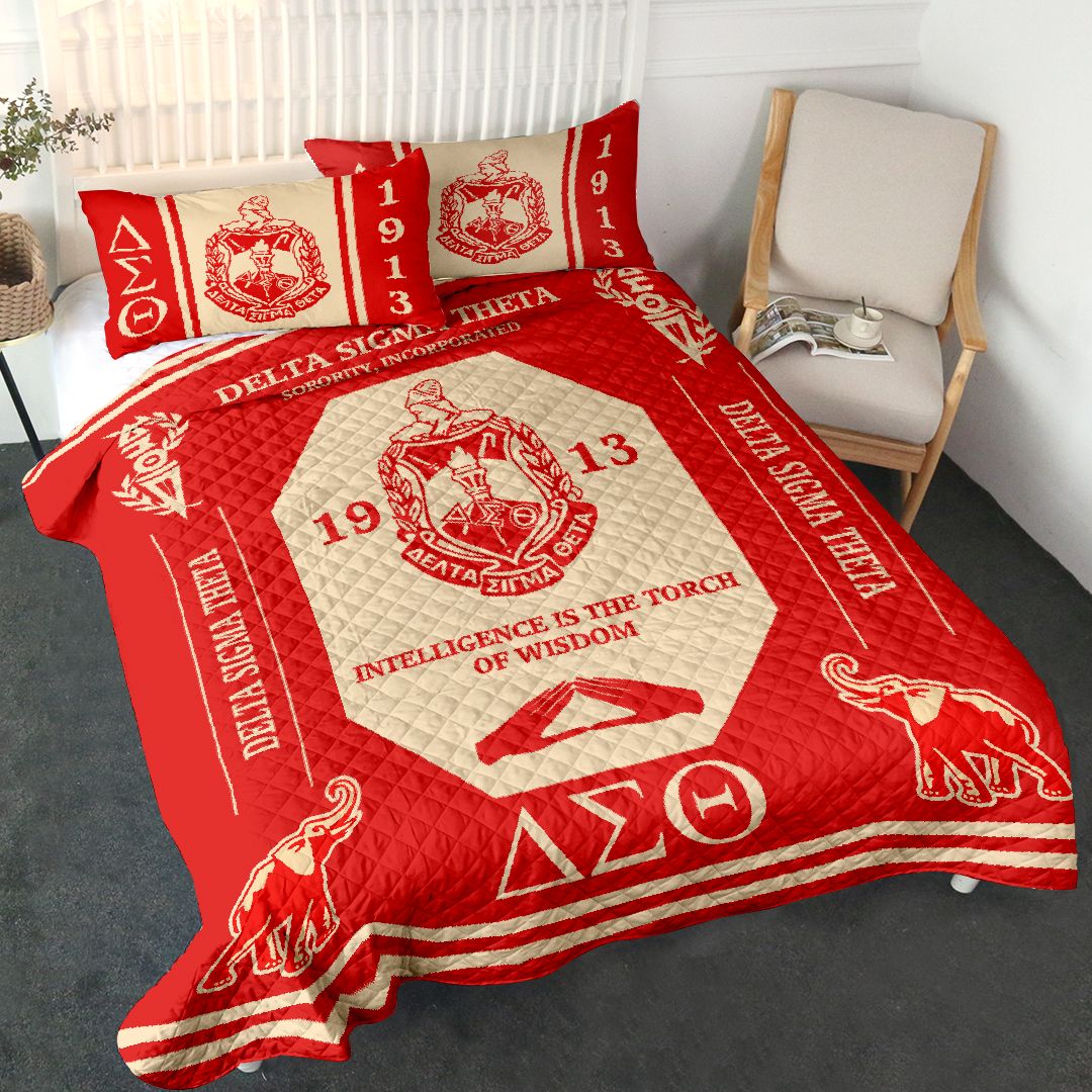 Delta Sigma Theta Quilt Set V2