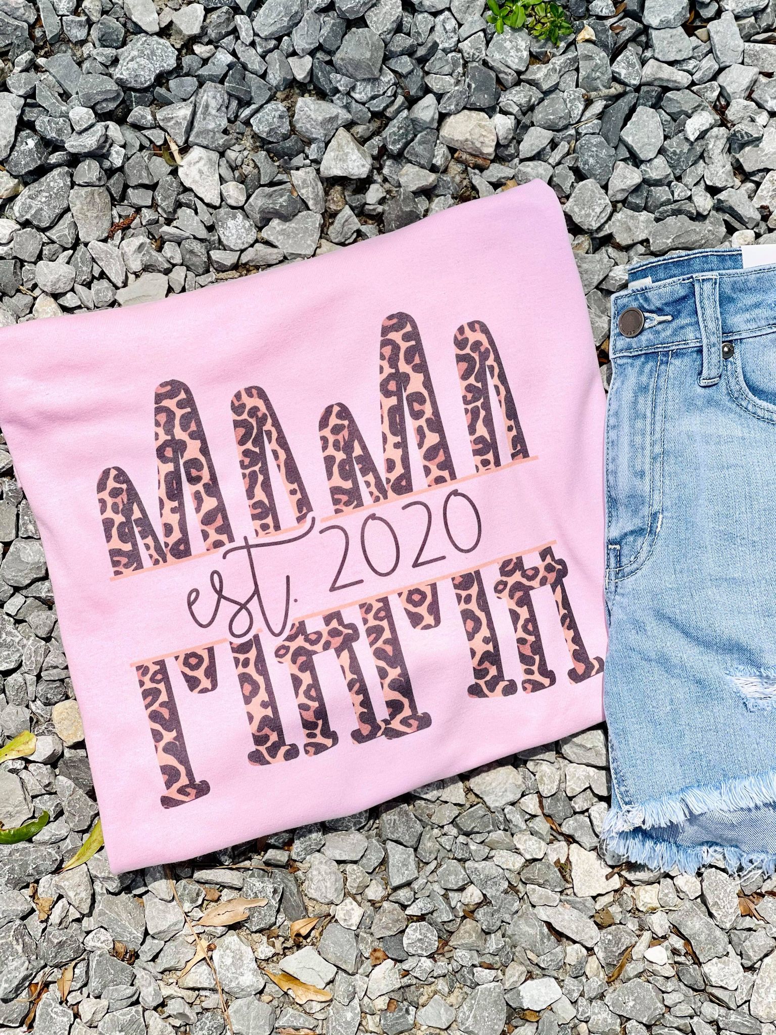 Custom Mother’S Day Leopard Established Tee