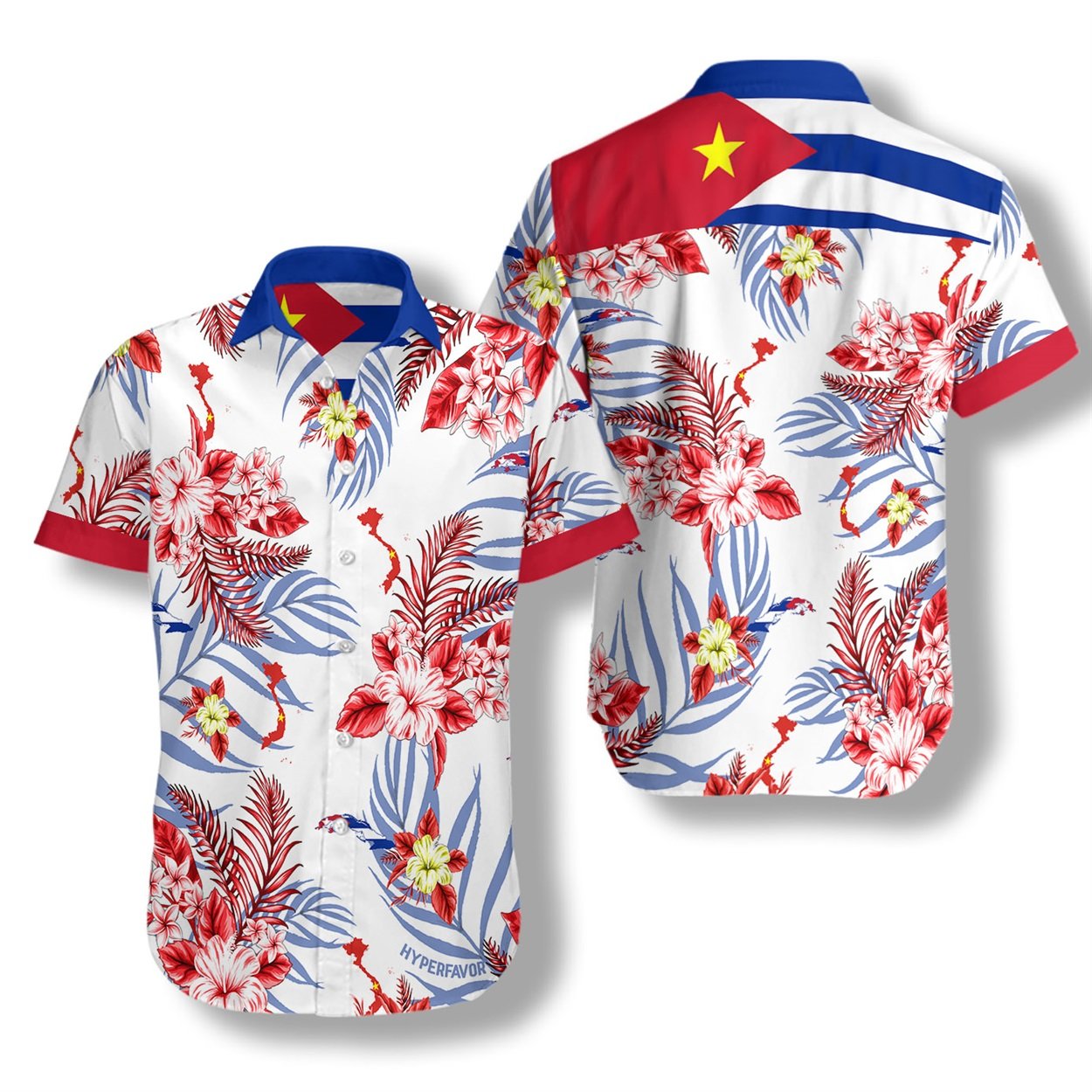 Por Cuba Vietnam Dispuesta A Dar Hasta Su Propia Sangre 0708 Hawaii Shirt Ha107083