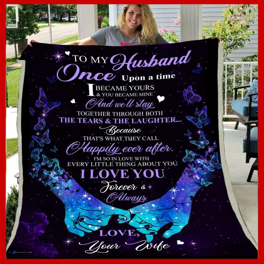 Blanket Gift For    Husband Love You Forever And Always