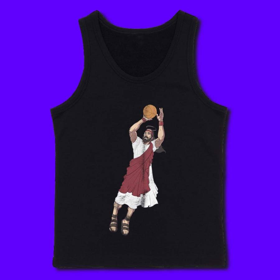 Jumpshot Jesus Men’S Tank Top T-Shirt