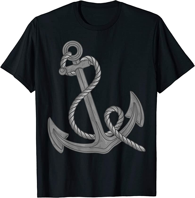 Vintage Nautical Anchor Shirt | Cute Retro Sailing Tee Gift