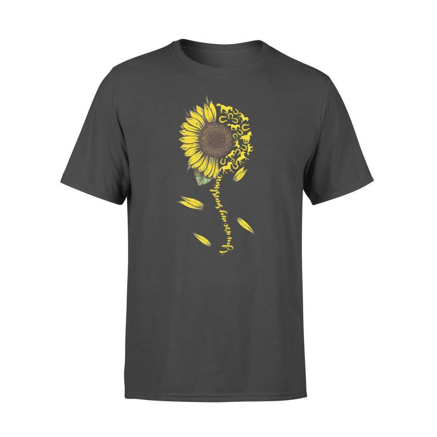 Horse Sunflower You Are My Sunshine T-shirt