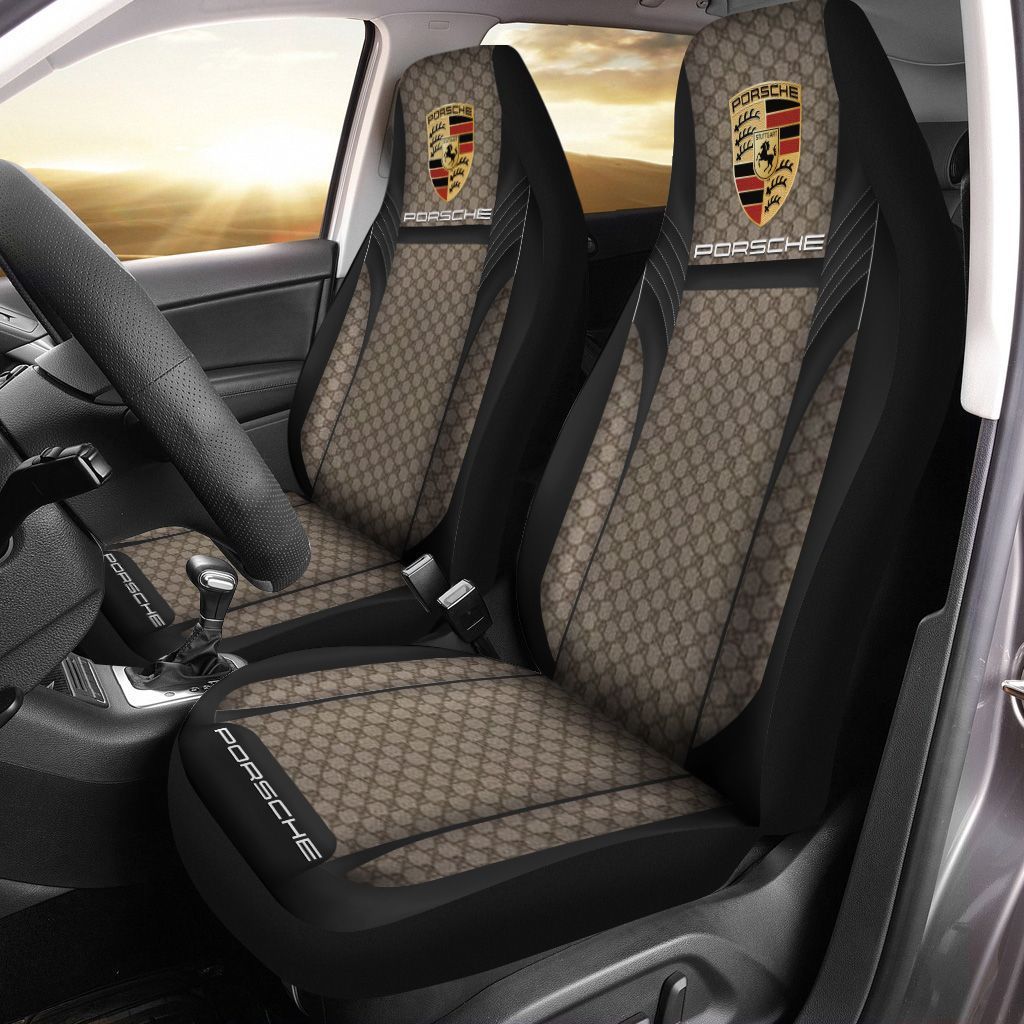 Porsche -Hl Car Seat Cover (Set Of 2) Ver1