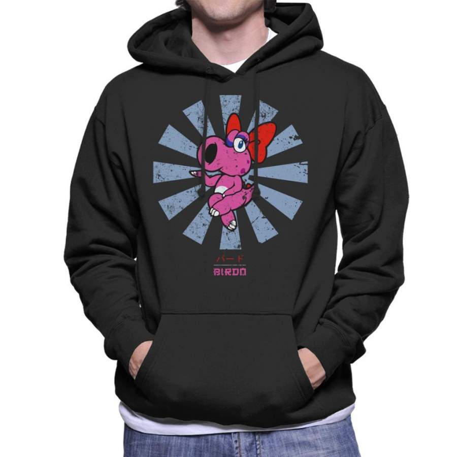 Birdo Retro Japanese Super Mario Men’s Hooded Sweatshirt