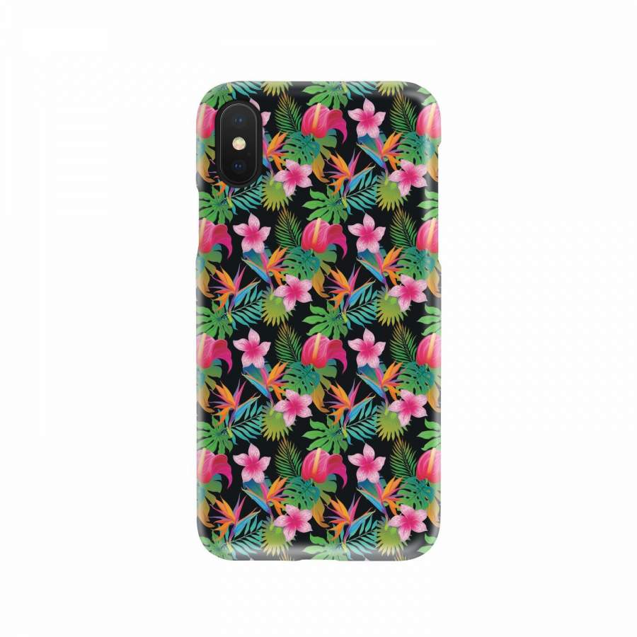 Floral Tropical Hawaii Flower Hibiscus Palm Leaves Pattern Print Iphone Android Phone Cases Ha61952