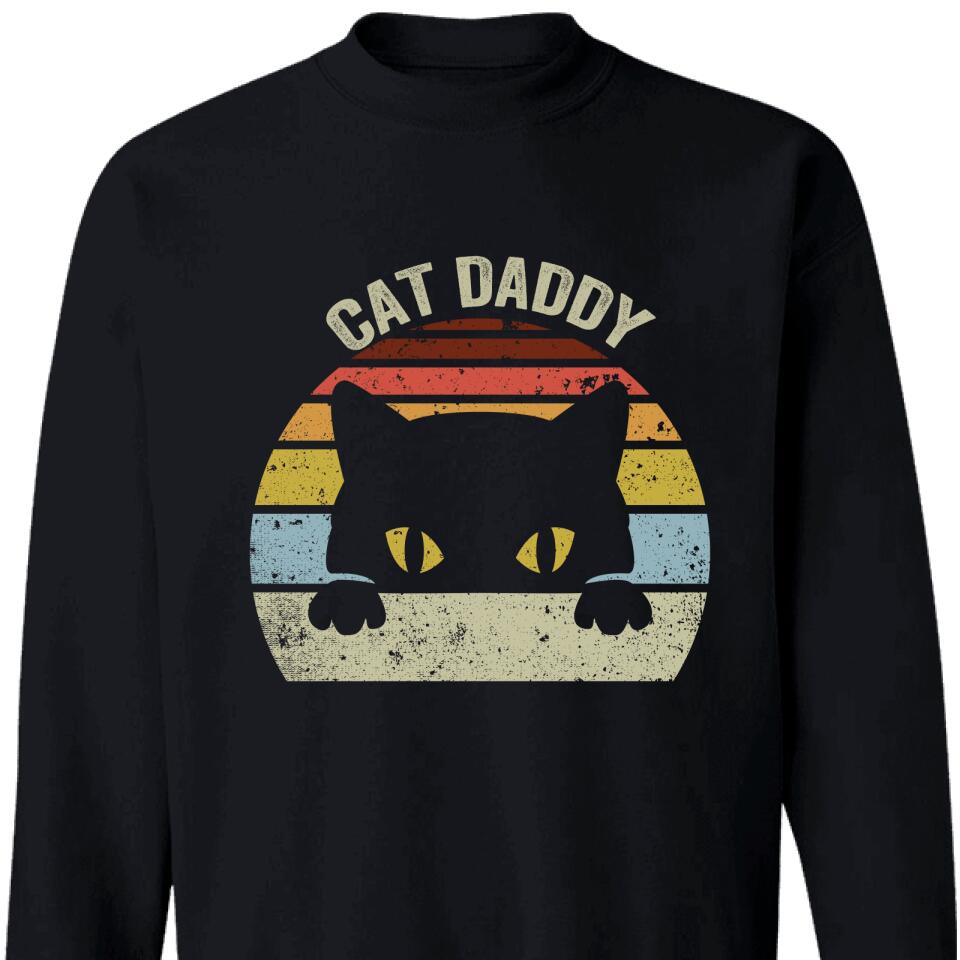 Cat Mommy, Daddy Black Cat Sweatshirt, Best Gift For Cat Lover – Trending Personalized