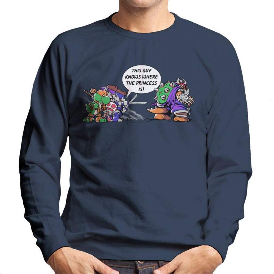 Super Ninja Bros TMNT Super Mario Men’s Sweatshirt