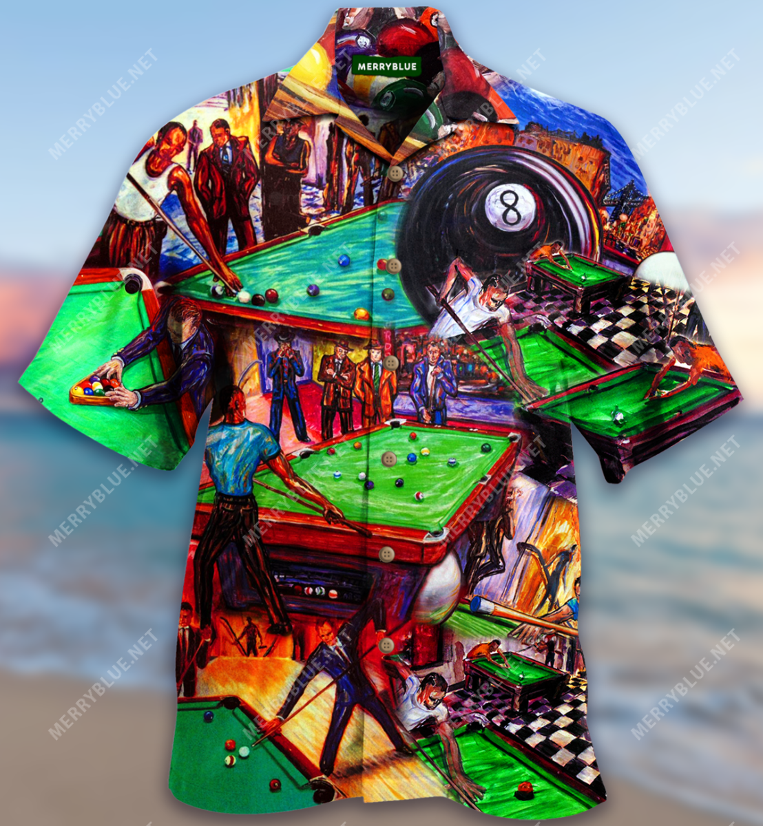 Rack Up Billard Unisex Hawaii Shirt Ha46721