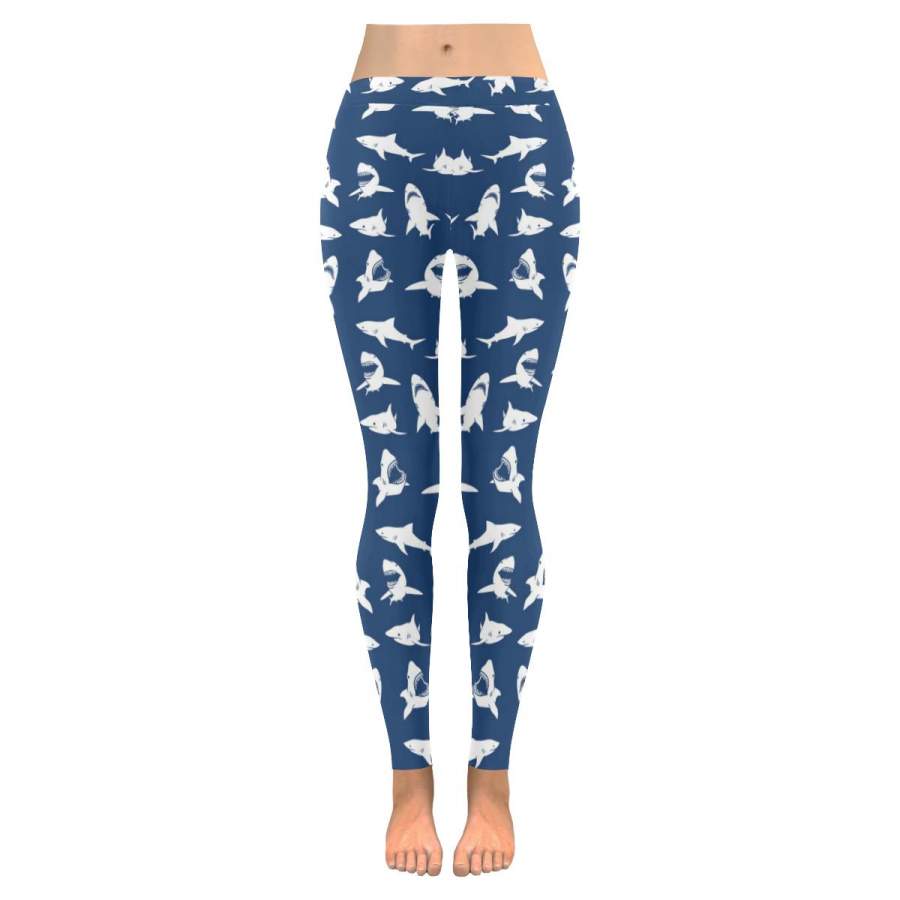 Shark Leggings for Women S-5XL Plus Size