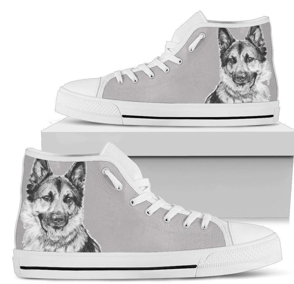 Amazing German Shepherd Women’S High Top Shoes Style