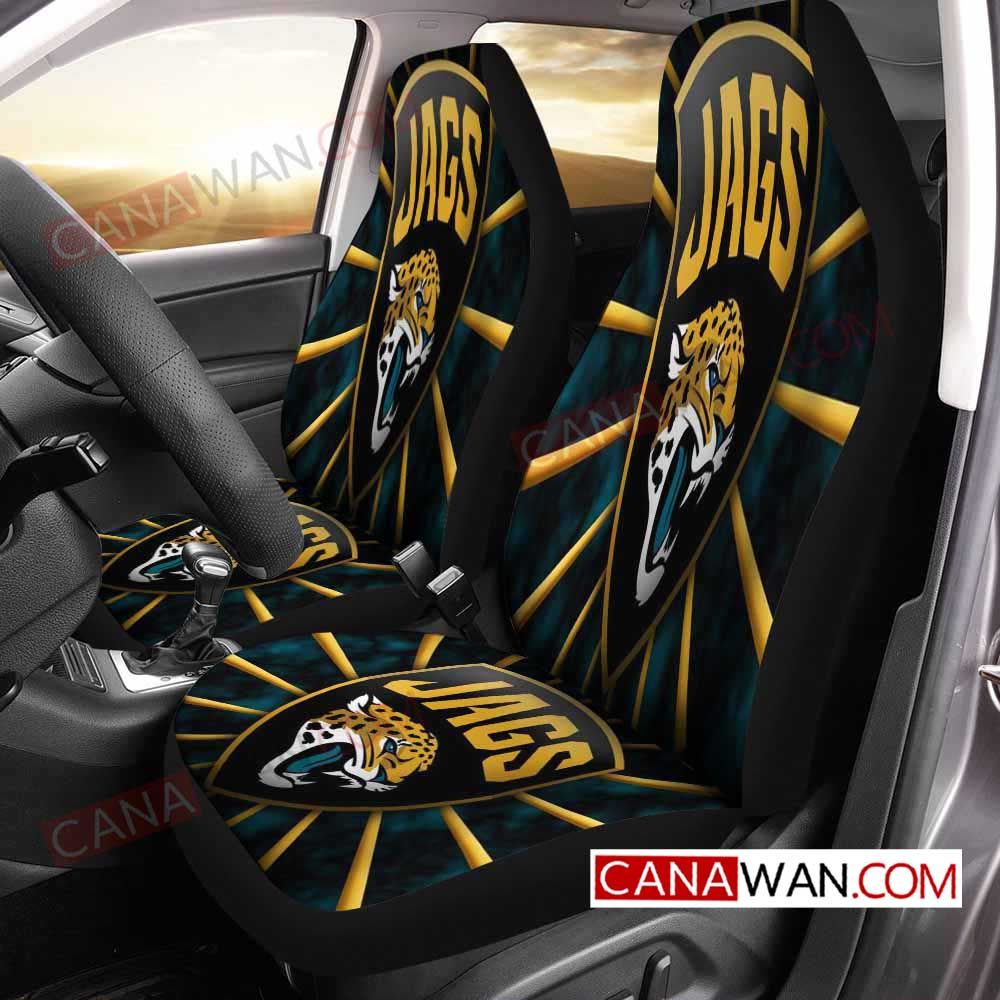 Jacksonville Jaguars Style26 3D Customized Personalized Car Seat Cover