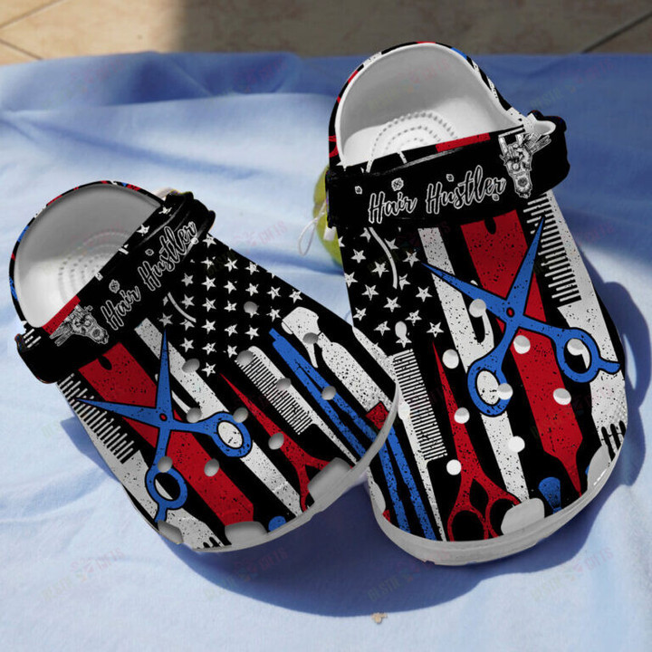 American Barber Crocs Classic Clogs Shoes