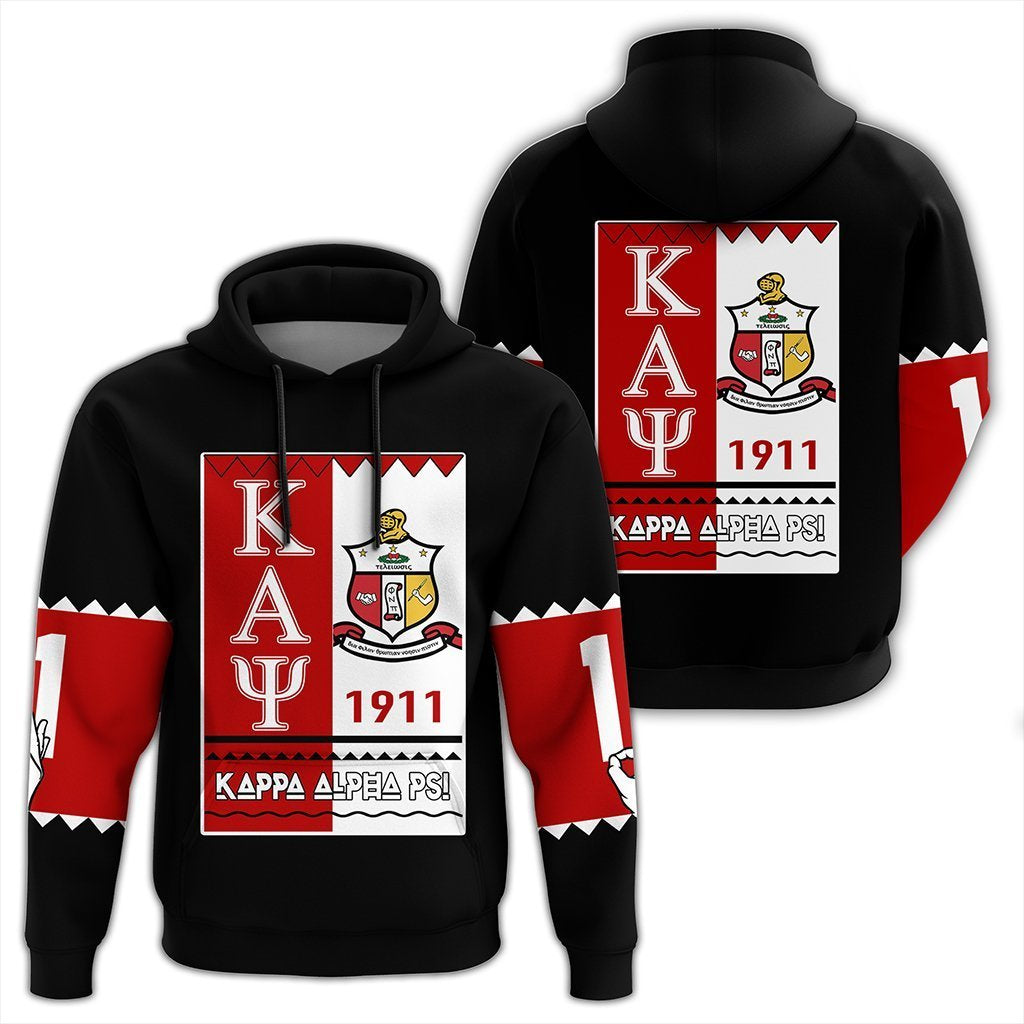 Greek Life Hoodie – Kappa Alpha Psi Black Style Pullover Hoodie