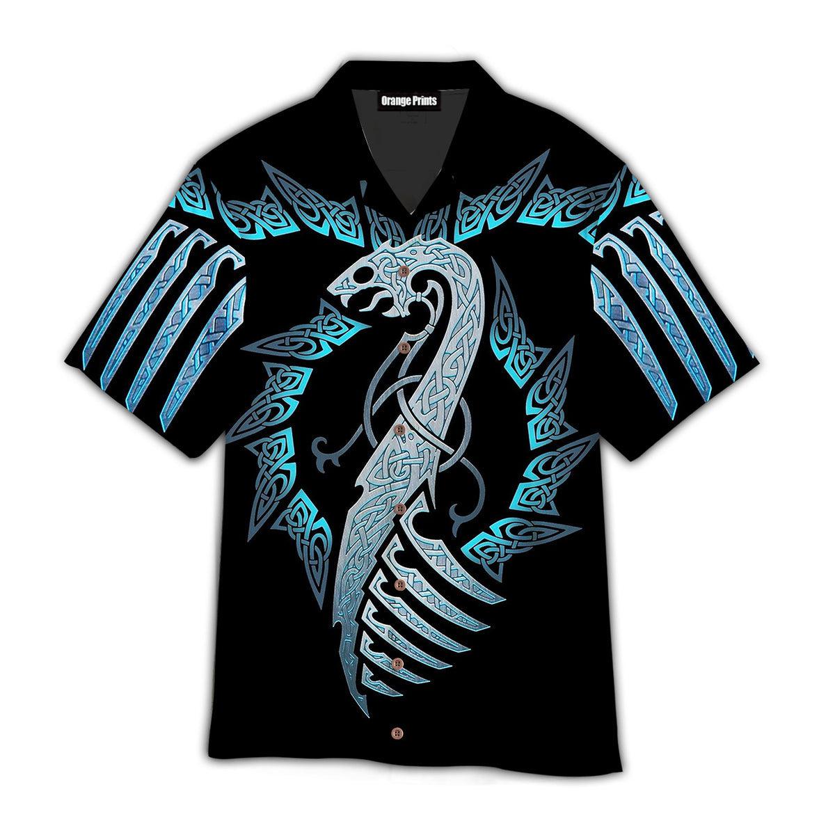 Viking Dragon Aloha Hawaii Shirts For Men Women Ha103379