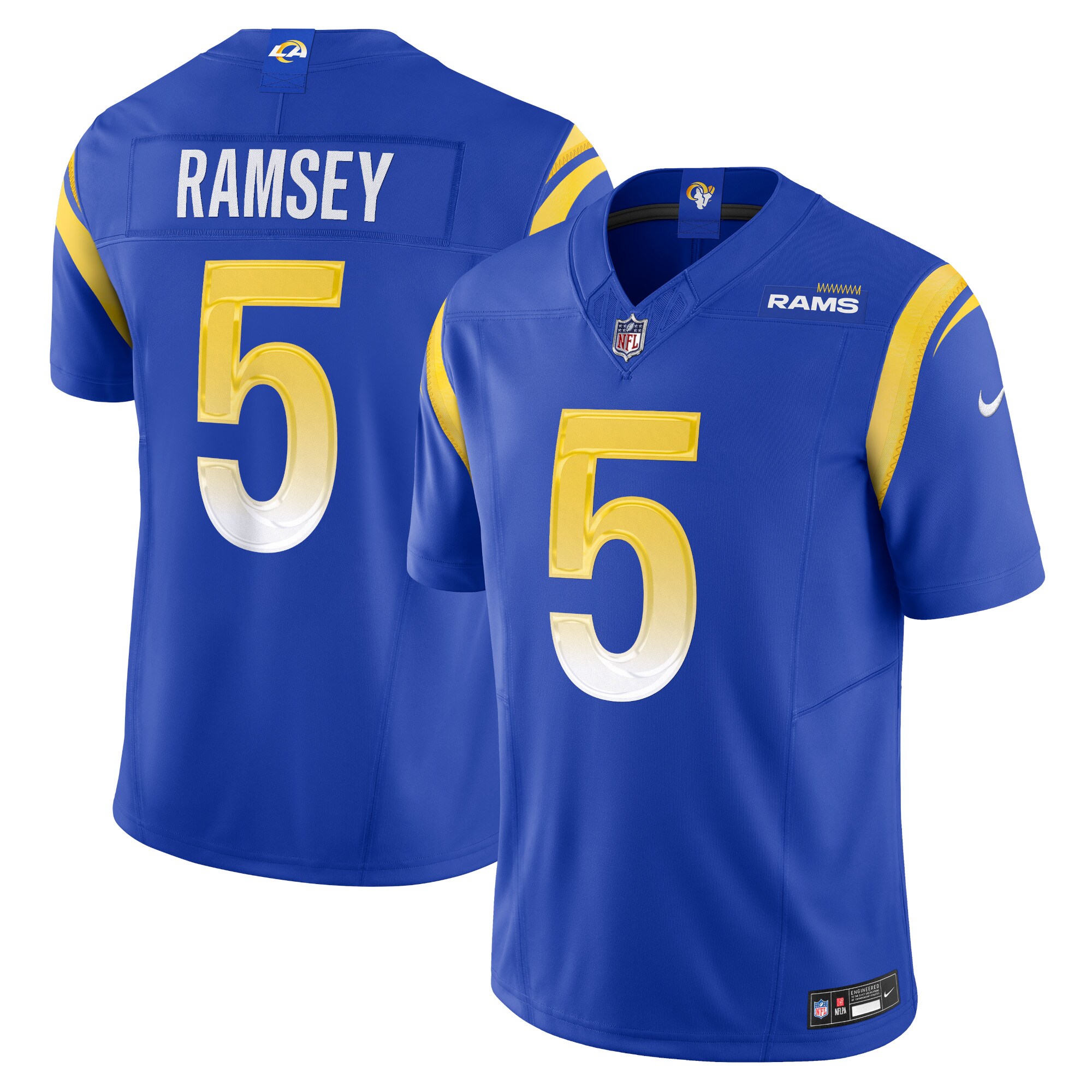 Jalen Ramsey Los Angeles Rams Vapor F.U.S.E. Limited Jersey – Royal