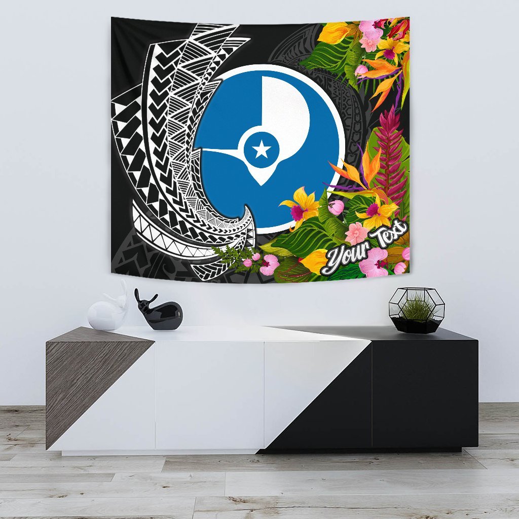 Yap State Tapestrys – Custom Personalised Seal Spiral Polynesian Patterns – BN01