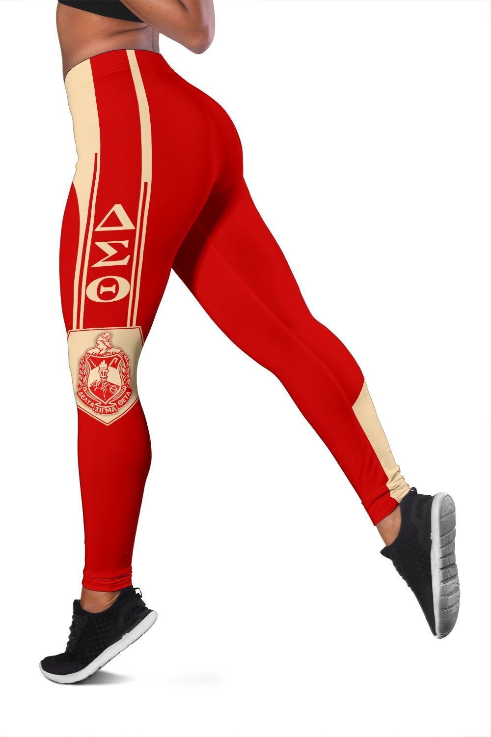 Greek Life  Clothing – Personalized Delta Sigma Theta Leggings – Simple Style J8