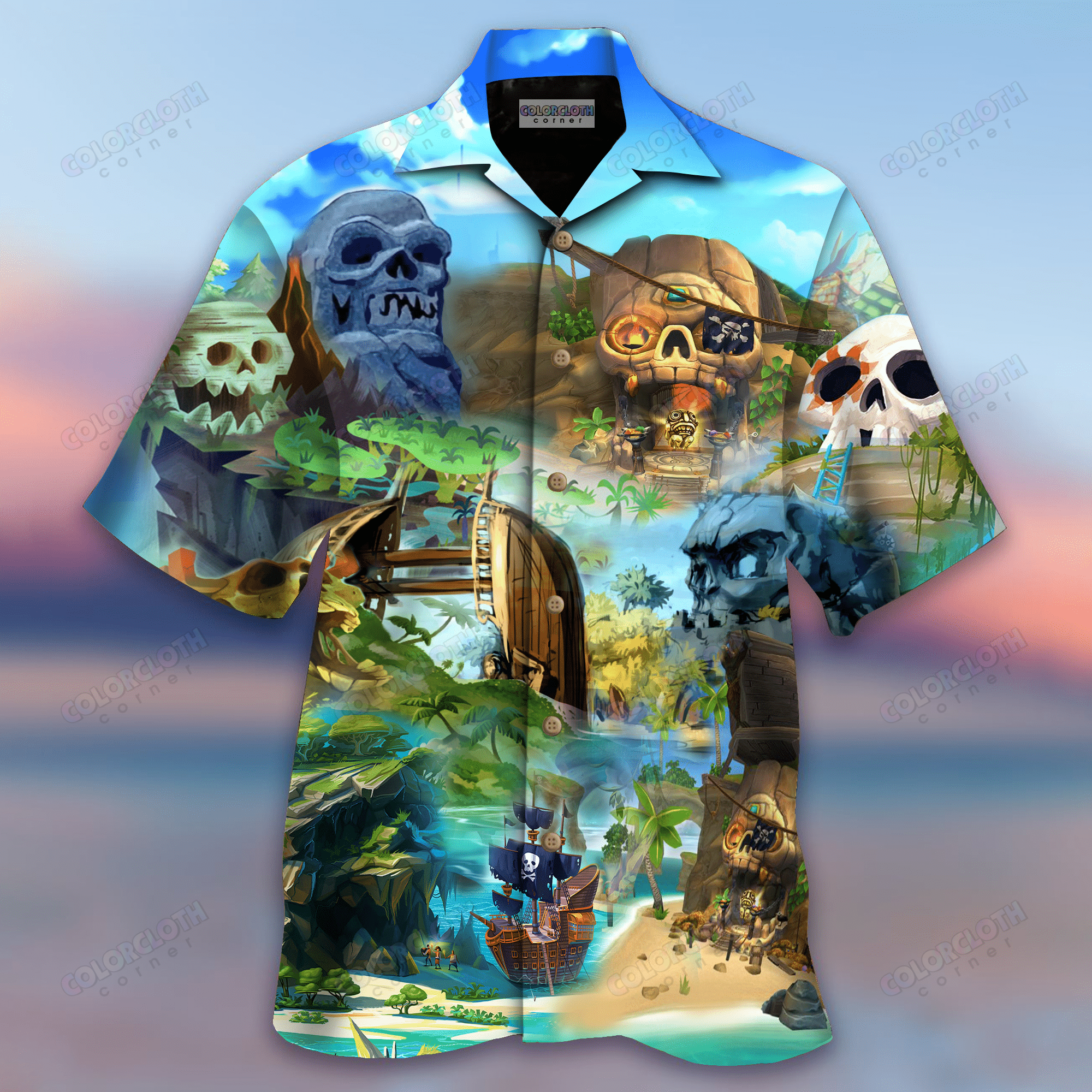 Relax On The Skull Hawaii Shirt For Men And Women Ha83858