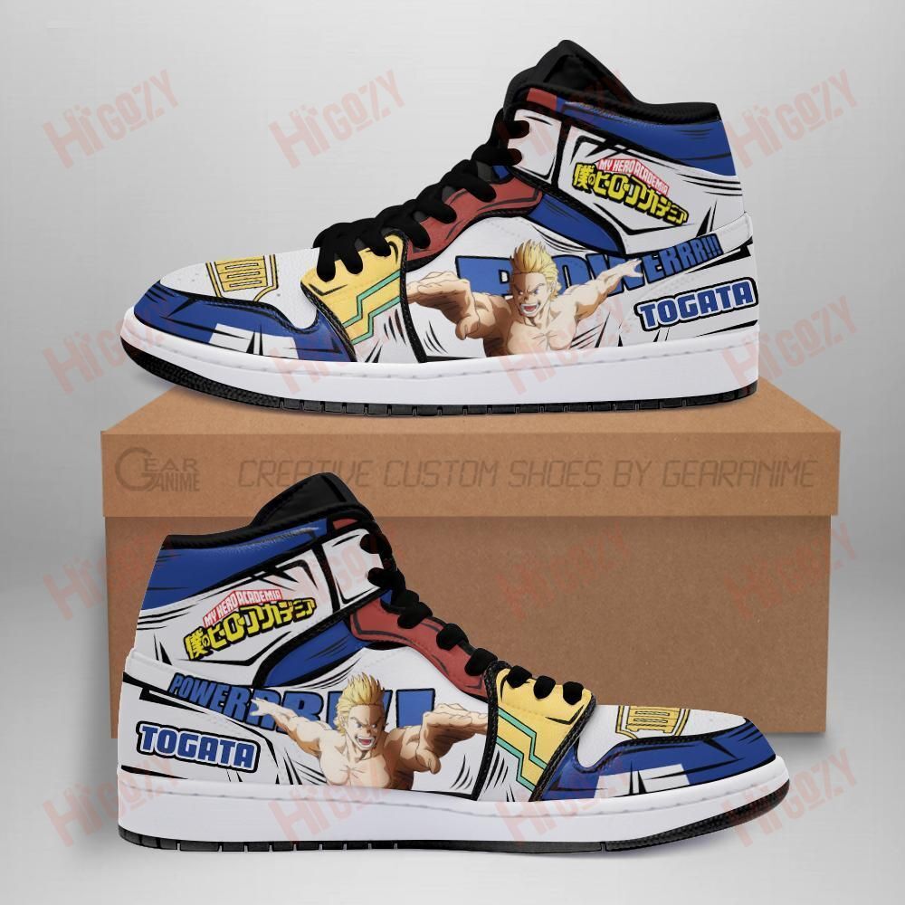 Bnha Mirio Togata Sneakers Custom Anime My Hero Academia Shoes