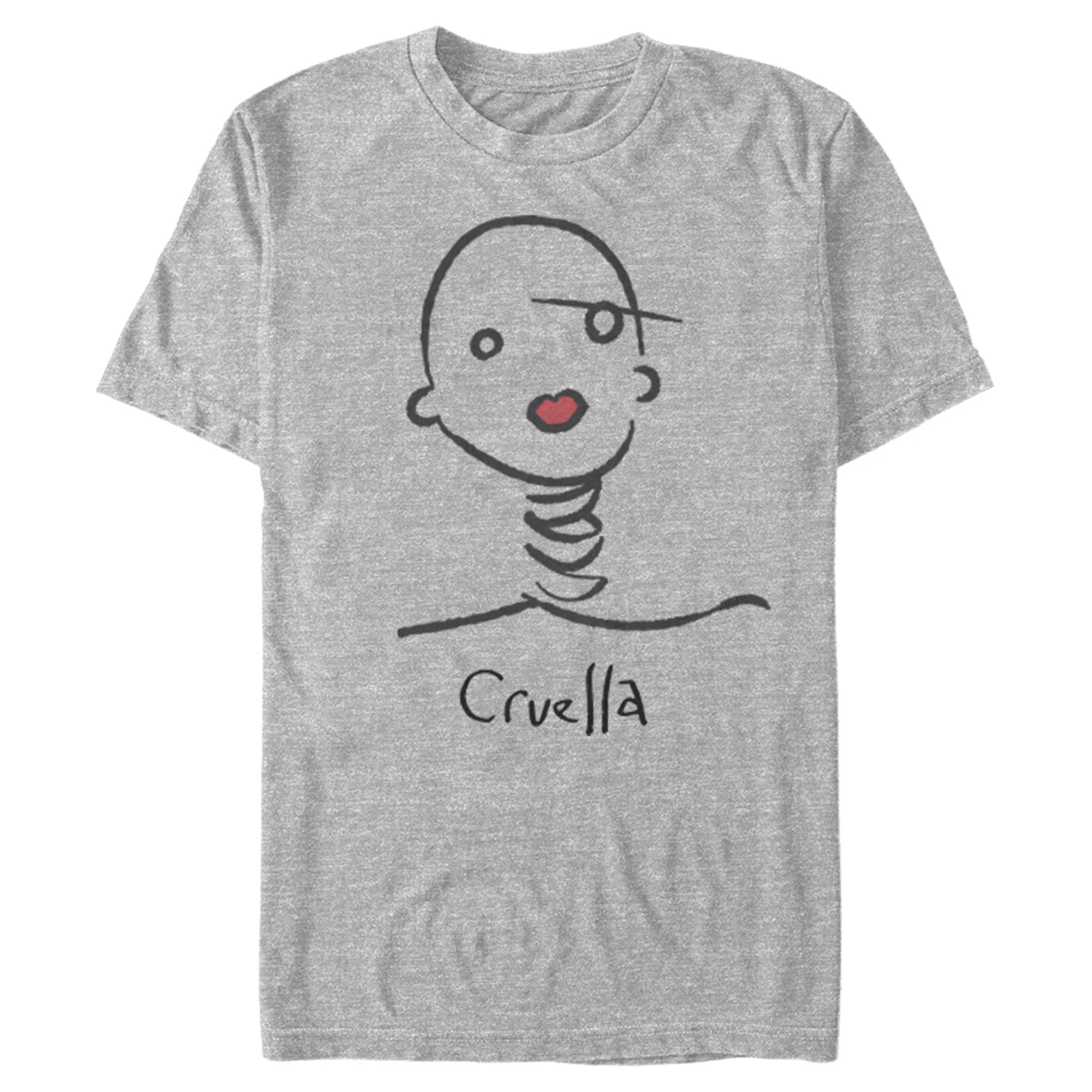 Cruella Men’S Abstract Doodle  T-Shirt