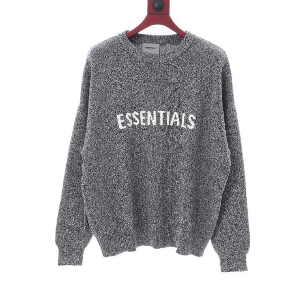 Essentials Knit Sweater Gray - ippolitan