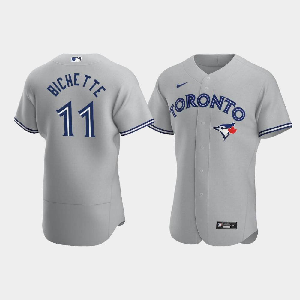 Bo Bichette 11 Toronto Blue Jays Gray Road Jersey