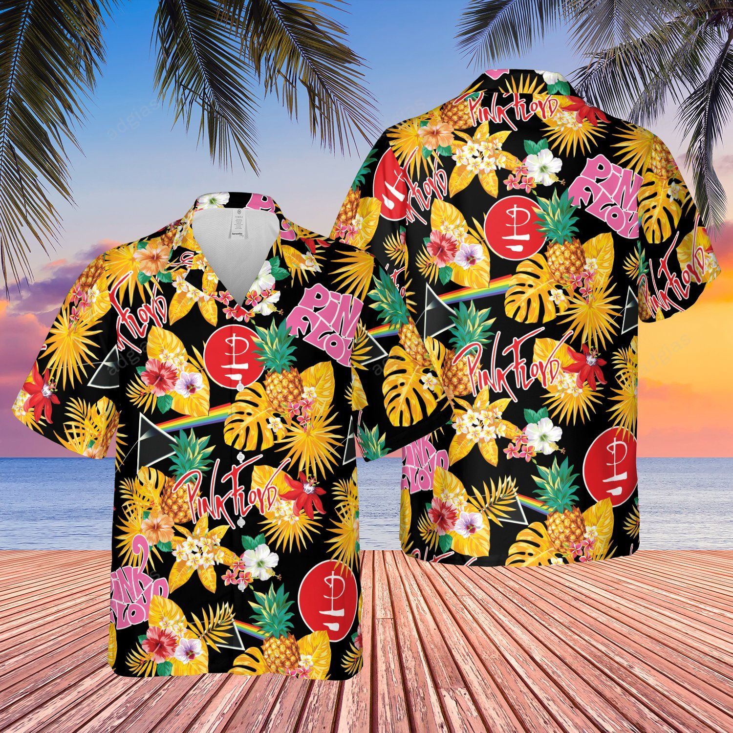 Pfb Tropical Hawaiian Beach Shirt Ha86160