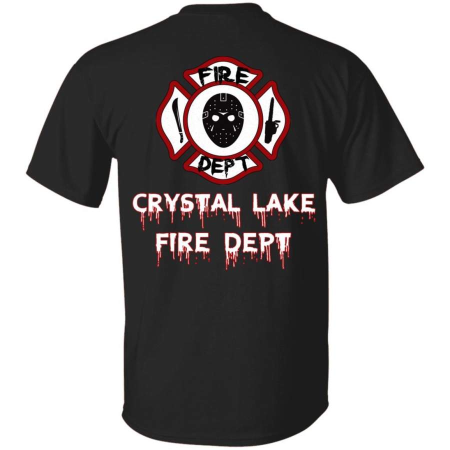 Fire Dept Jason Personalized Text G500 5.3 oz. T-Shirt