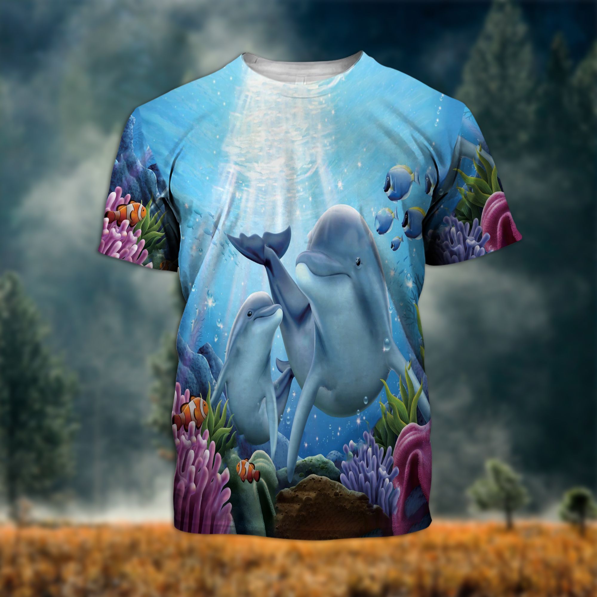 Dolphin Ver07 Tthj220721Lttlj Unisex 3D T-Shirt All Over Print