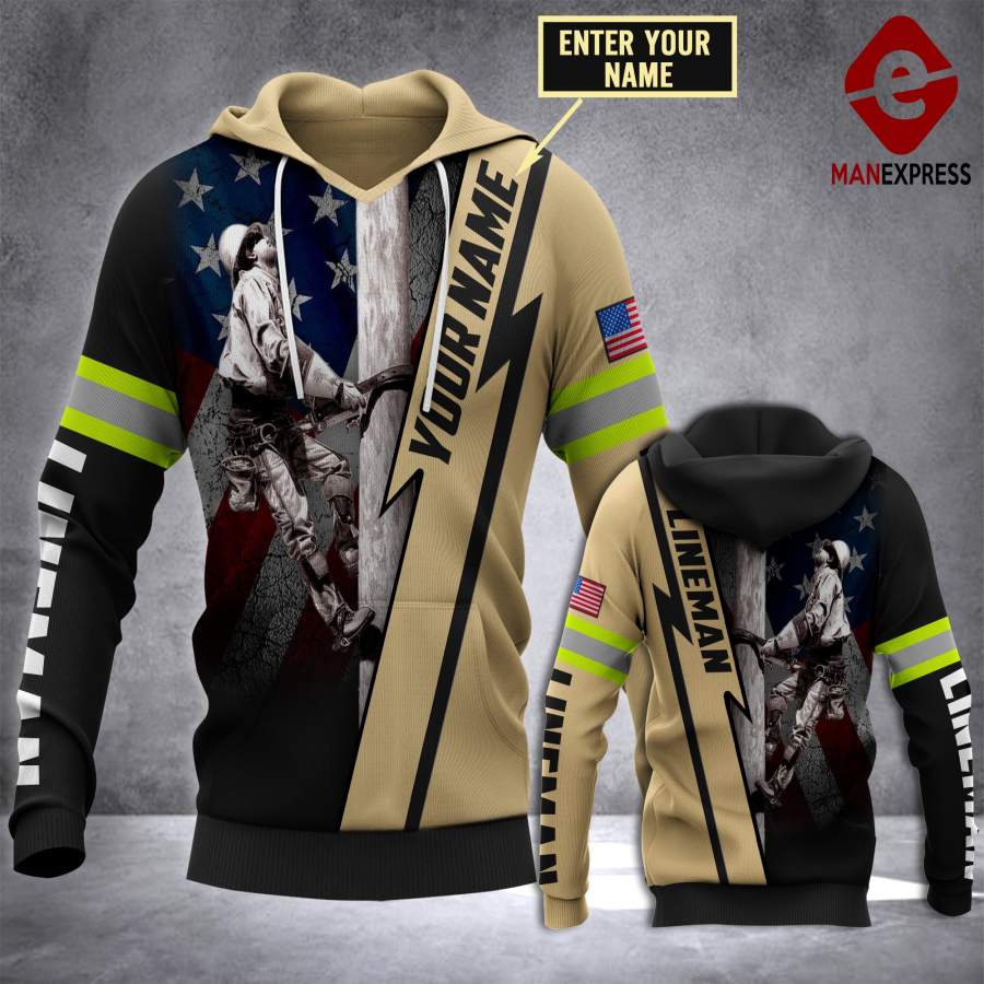 TT CUSTOMIZE LINEMAN – GREAT 3D HOODIE JMG